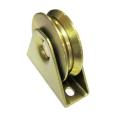 80mm U groove wheel with mounting support bracket