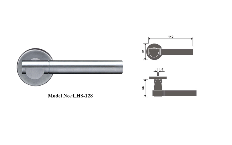 Simple Modern Solid Door Lever Handle Sets