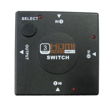 Fy1408hr 2.5gbps Hdmi Switch / Splitter 3in1 Sharp Hdtv Resolutions Up To 1080p, 2k, 1440p