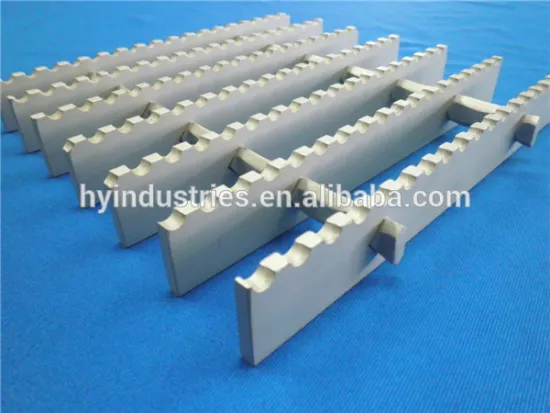 Anti-slip 35*5 light swaged serrated aluminium grating