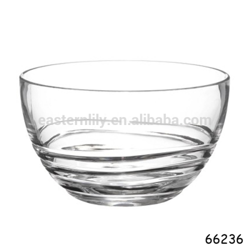 BPA free Plastic SAN AS Acrylic Large Clear Salad bowl