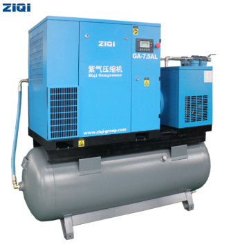 Best Selling 7.5kw Three Phase Air-Cooled Screw Air Compressor for Sewing Machines