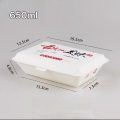 650ml Thickened Disposable Clamshell Paper Lunch Box