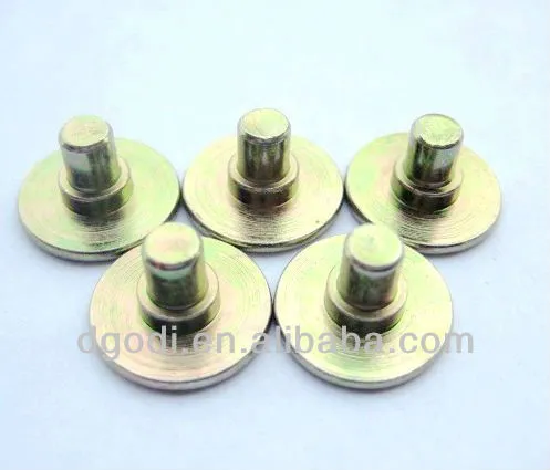 solid steel stepped rivets, mini rivets