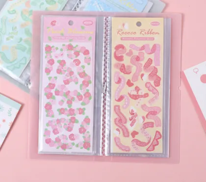 Korean Goo Card Stickers Collection Album Holder