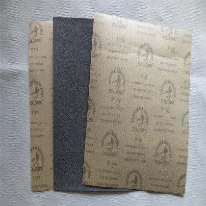 Hubei Zhongtai Soldier Brand Wet and Dry Sandpaper Factory Abrasive Sheets