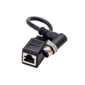 Connector M12 4pin σε RJ45 Γυναίκα Ethernet Cable