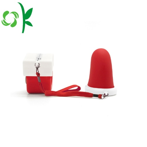 Special Silicone Foldable Bag Christmas Hat Shaped Purse