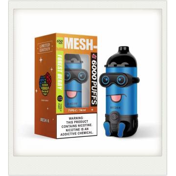 Mesh-x mesh-k6000 퍼프 일회용 키트 포드 미니언