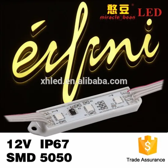 wholesale CE RoHS approved led module DC12V 5050smd rgb led module for signage