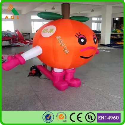 Custom cartoon inflatable fruit/ giant inflatable apple for advertising
