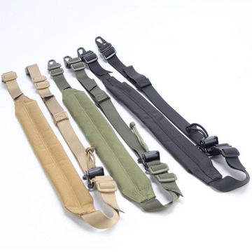 Modular Tactical 2-Point Gun Sling with Removable Padding and Combat Strap