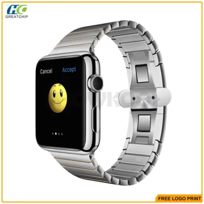 Alibaba hot sell fashion stainless steel watch strap for apple watch