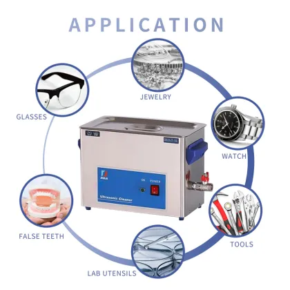 High Efficiency 150W Ultrasonic Glass & Jewelry Cleaning Machine