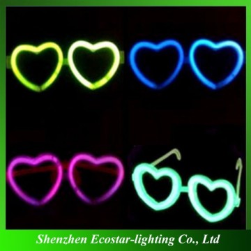 2015 top sale glow glasses/fluorescent glasses/luminous glasses