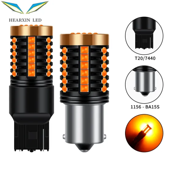 4x4 Light 3030 Lamp Beads 43smd 1156 BA15S T20/7440 CANBUS LED Turn Signals Auto Car Spotlight