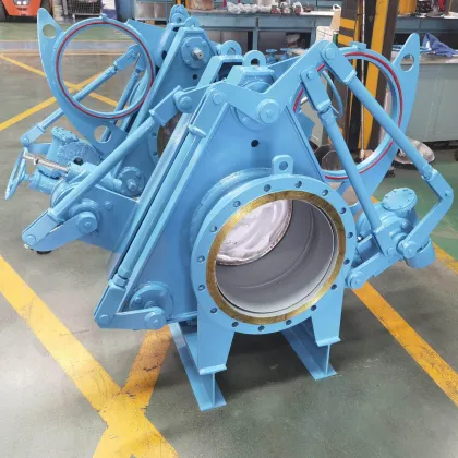 DN500 Lind Blind Valve for Technical Gas Applications