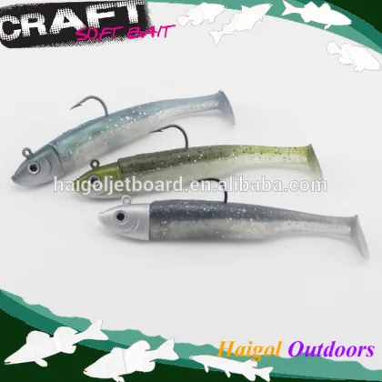 Soft bait for zander fishing--set package for customized soft bait