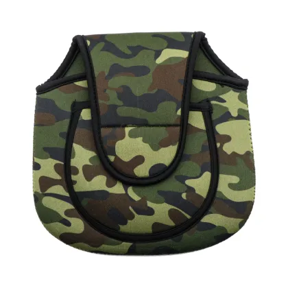 Camouflage Durable Fishing Reel Bag for JK S M L Spinning Reels