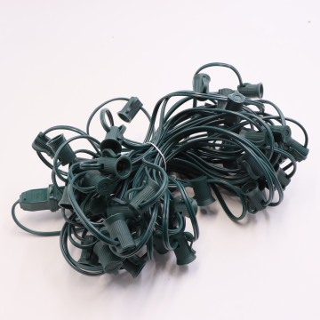 120V SPT-1 C9 1000 pés LED String Light Spool para decoração de férias