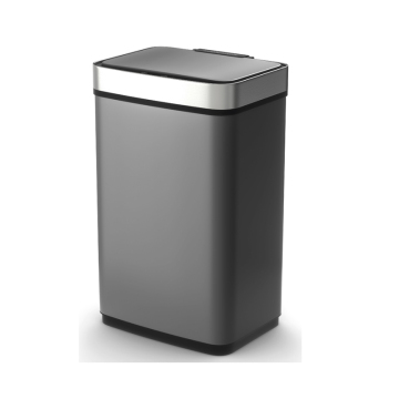 Sensore di movimento touchless 50L Cestino per cestino in acciaio inossidabile - 13 galloni.