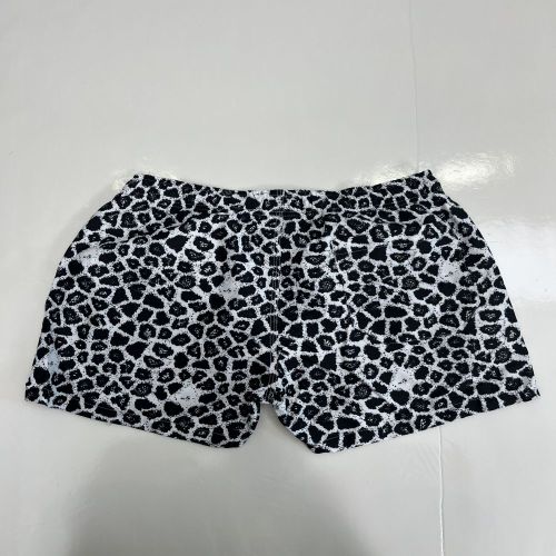 Shorts de praia feminina de impressão de leopardo