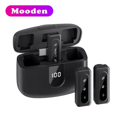 J50 Wireless Lapel Microphone with Charging Case