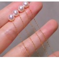 4.5mm pearl earrings