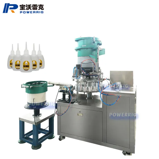 Automatic 502 PVC Bottle Cyanoacrylate Adhesive Filling Machine