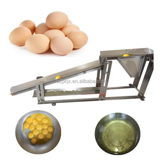 Stainless Steel Commercial Egg White Yolk Separator Machine with Baked Egg Liquid Filter