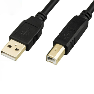 USB AM ke kabel printer berlapis emas BM