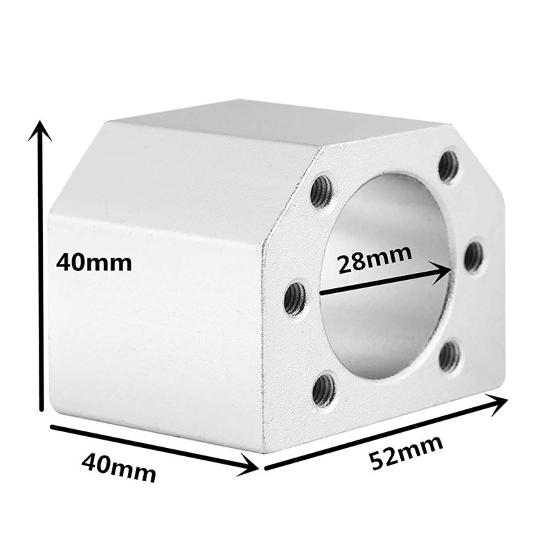 High-Quality Components for CNC Machines: YouQi RM1605 Ball Screw, SFU1605 Ball Screw End, Machined Plus BK12/BF12 End Supports,