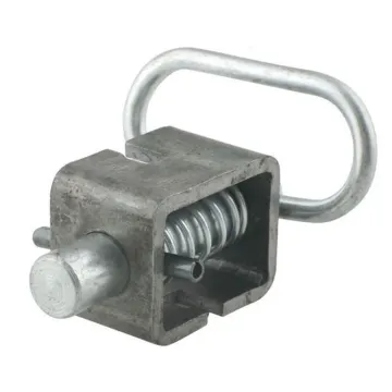 Zinc Plated Trailer Truck Door Lock Fastener with Weld-On Spring Latch Assembly