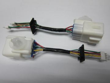 Pitch wire to wire connector wiring harness