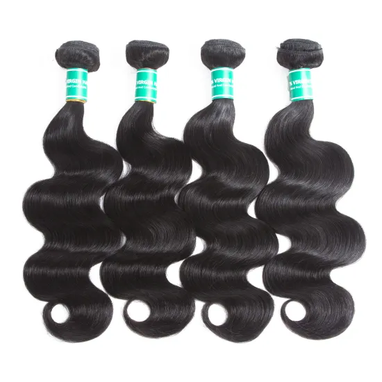 Human Hair Supplier Peruvian Hair Natural Color Body Wave Hair Bundles