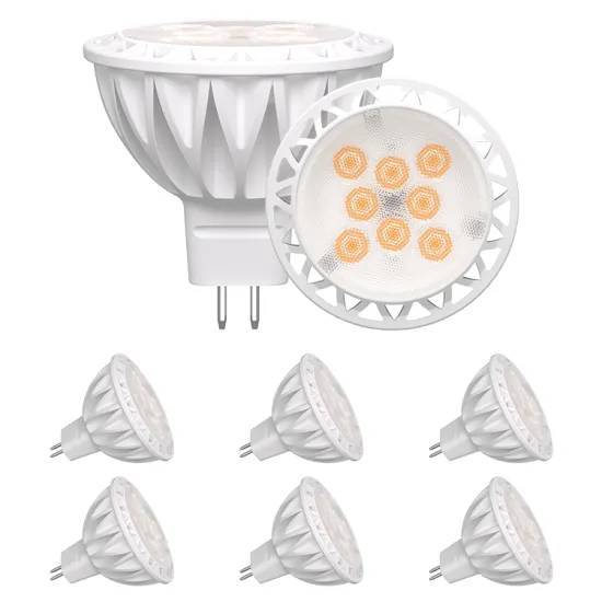 Factory Price LED Spot Light Bulb MR16 GU10 38 Degree Warm White 2700K 3000K 12V 220V