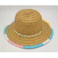 Nuevo encantador sombrero de paja de verano de trenza de paja de papel