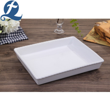 Set di stoviglie da forno in ceramica di pizzo bianco Wave all&#39;ingrosso