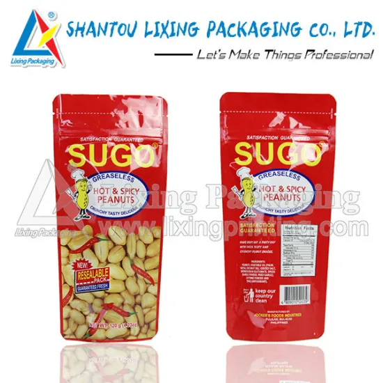 Spicy peanut packaging