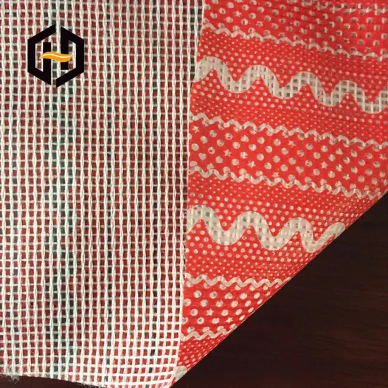 Laid scrim polyester grey backing fabric for leather