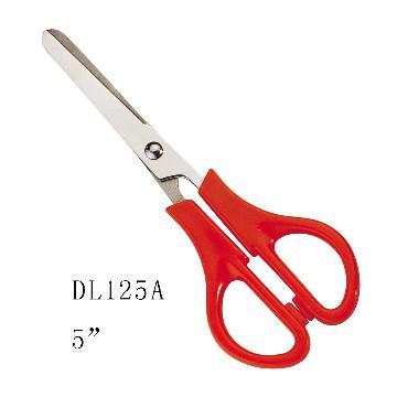 Blunt tip safety chiid student rose scissors