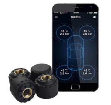 Ble TPMs für Android &amp; iOS: Auto -Reifendrucküberwachungssystem