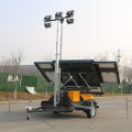 Torre de iluminación solar móvil simple