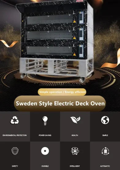 High Performance and Competitive Price Factory Price Commercial Bread Cake Electric Gas Deck Oven