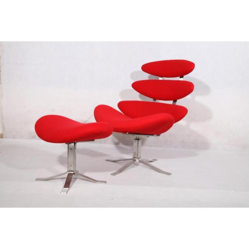 Réplique de chaise Poul Volther Corona moderne