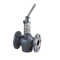 Diamond flange self-closing relief valve