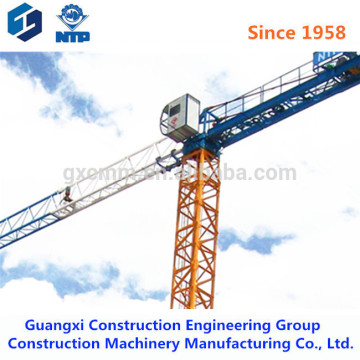 NTP TCT5512 High discount 6tons Guangxi tower crane and spare parts