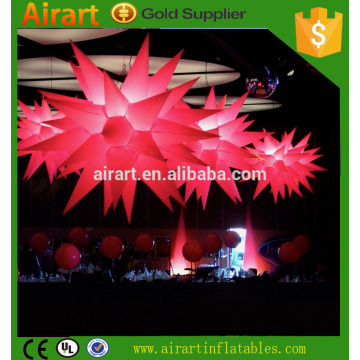 Ready sale remote LED lighting flower with air blower for night party decoration