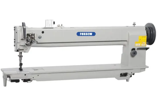 Long Arm Compound Feed Walking Foot Heavy Duty Lockstitch Sewing Machine
