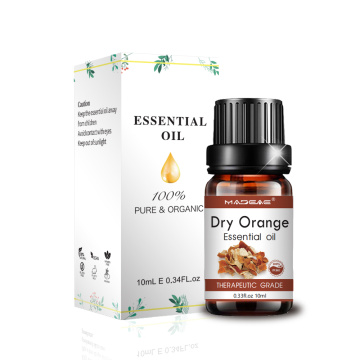 Óleo de laranja de laranja seco natural de 10 ml de 10 ml puro